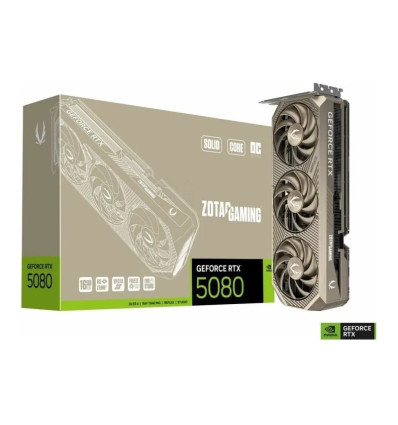 Zotac GeForce RTX 5080 Solid Core OC 20th Anniversary Edition 16GB DDR7 DLSS4