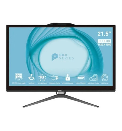 All in One MSI Pro AP222T 13M-435EU Pentium G7400 4GB RAM 128GB SSD