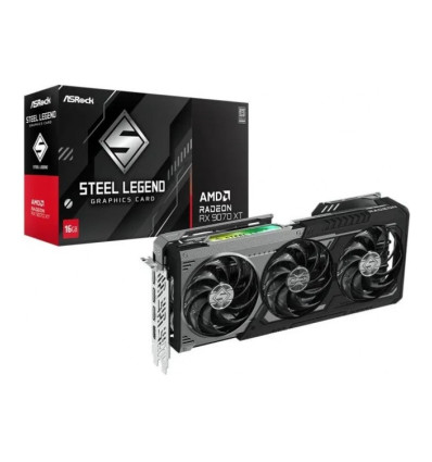 ASRock Radeon RX 9070 XT Steel Legend Dark 16GB GDDR6