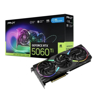 PNY GeForce RTX 5060 Ti aRGB OC Triple Fan 8GB GDDR7 DLSS4