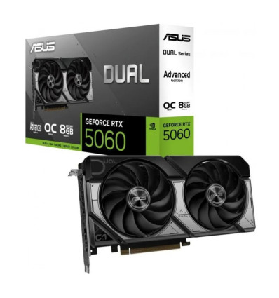 Asus Dual RTX 5060 OC Edition Advanced 8GB GDDR7 DLSS4