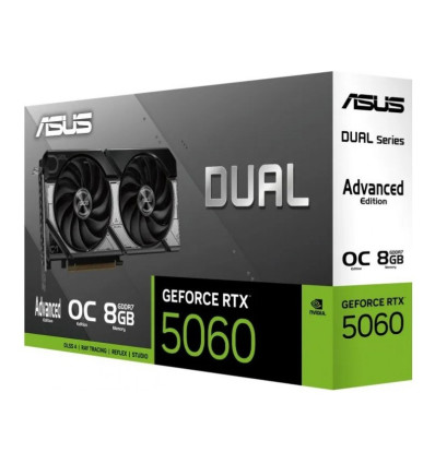 Asus Dual RTX 5060 OC Edition Advanced 8GB GDDR7 DLSS4