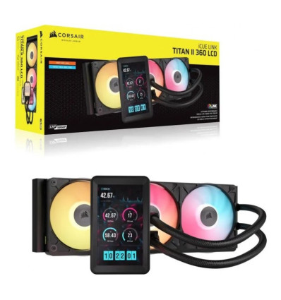 Corsair iCUE Link TITAN II 360 RX LCD Refrigeración Líquida PC