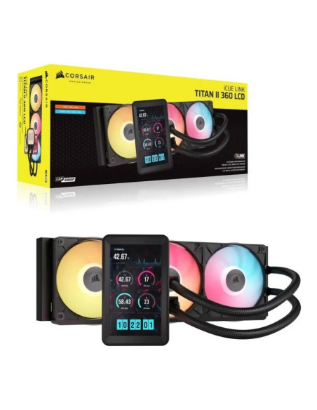 Corsair iCUE Link TITAN II 360 RX LCD Refrigeración Líquida PC