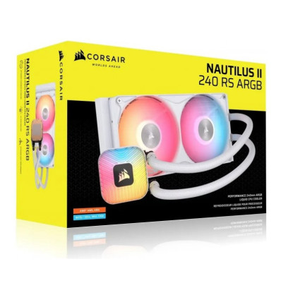 Corsair Nautilus II 240 RS aRGB Blanca Refrigeración líquida PC