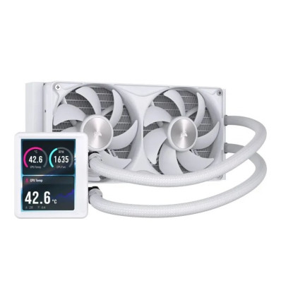 Corsair Nautilus II 240 RS LCD Blanca Refrigeración líquida PC
