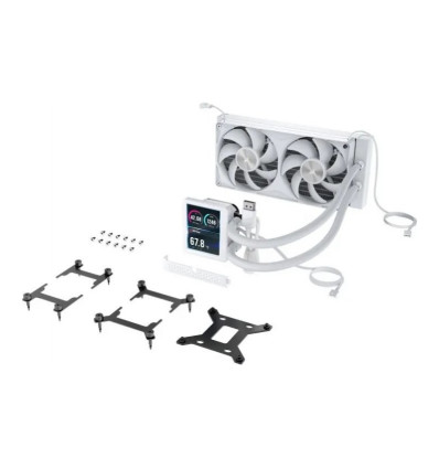 Corsair Nautilus II 240 RS LCD Blanca Refrigeración líquida PC