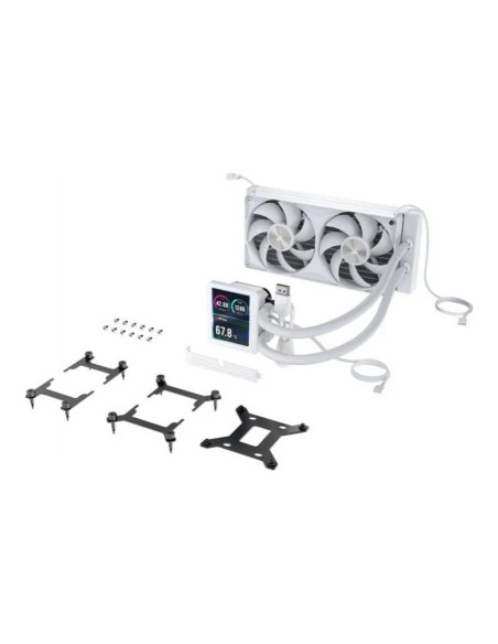 Corsair Nautilus II 240 RS LCD Blanca Refrigeración líquida PC