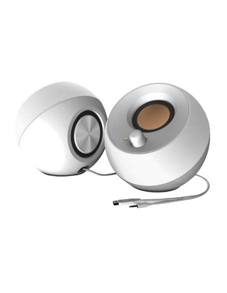 ALTAVOCES CREATIVE PEBBLE 2.0 USB BLANCO