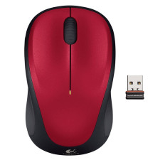 RATON LOGITECH M235 WIRELESS ROJO/NEGRO