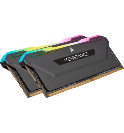 MEMORIA CORSAIR 16GB (2*8) DDR4 3200 RGB PRO SL BL