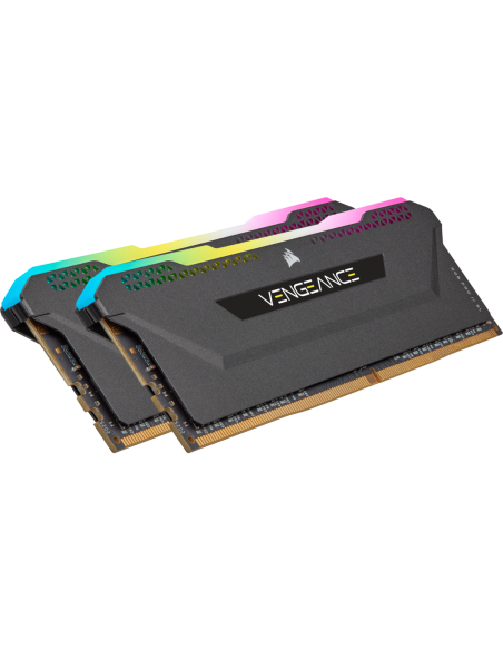 MEMORIA CORSAIR 16GB (2*8) DDR4 3200 RGB PRO SL BL