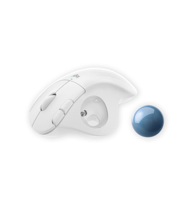 LOGITECH Trackball Ergo M575 Wireless Blanco - Comprar ratón ergonómico