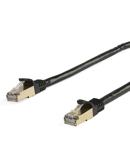 Cable de red STARTECH 10m Cat 6a STP Negro