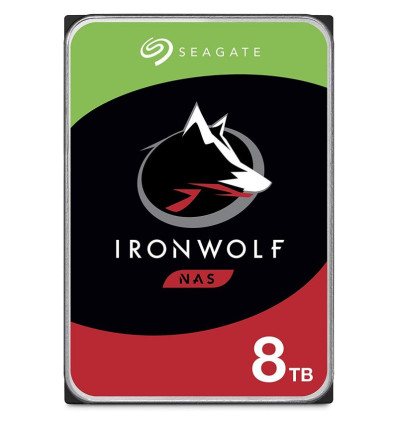 Disco Duro Seagate 8TB Ironwolf NAS ST8000VN004
