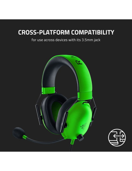 Auriculares Razer Blackshark V2 X Verde