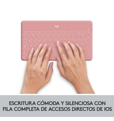 Teclado LOGITECH Keys To Go iPhone Rosa