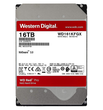 Disco Duro Western Digital Red Pro 16TB WD161KFGX