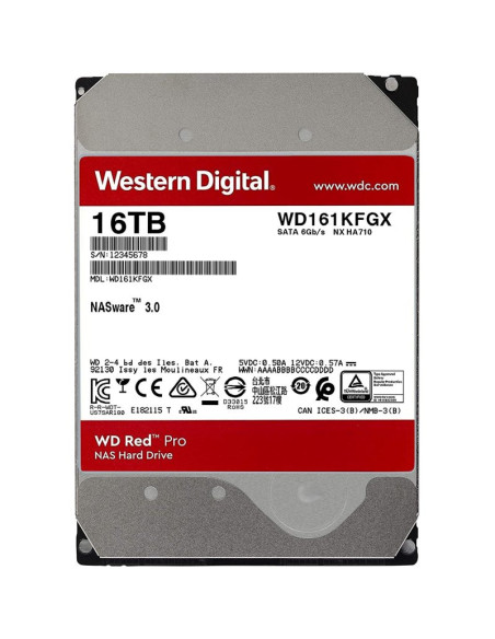 Disco Duro Western Digital Red Pro 16TB WD161KFGX