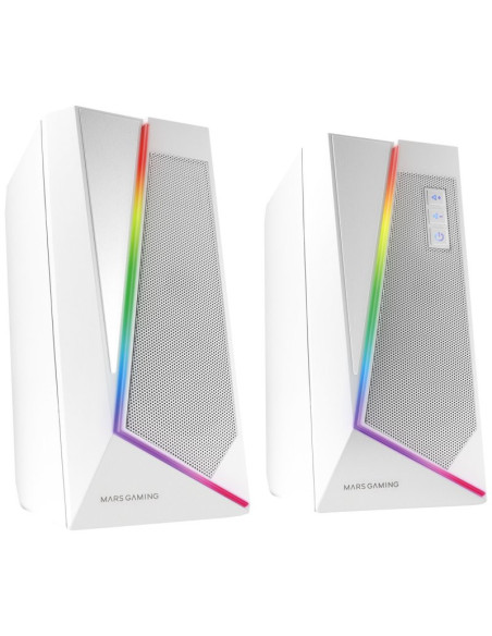 Altavoces con bluetooth Mars Gaming MS7 Blancos