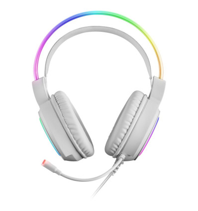 Auriculares Mars Gaming MHRGB RGB Blancos