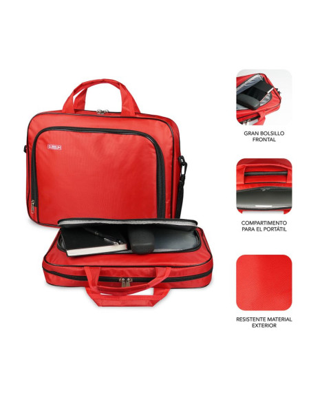 SUBBLIM OXFORD 16" - Comprar Maletín para Portátil Rojo