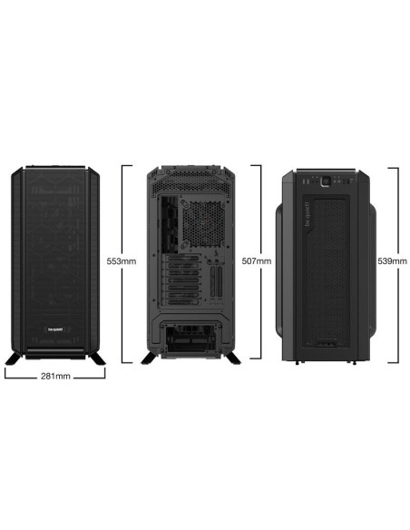 Caja Be Quiet Silent Base 802 Black e-ATX Caja para PC