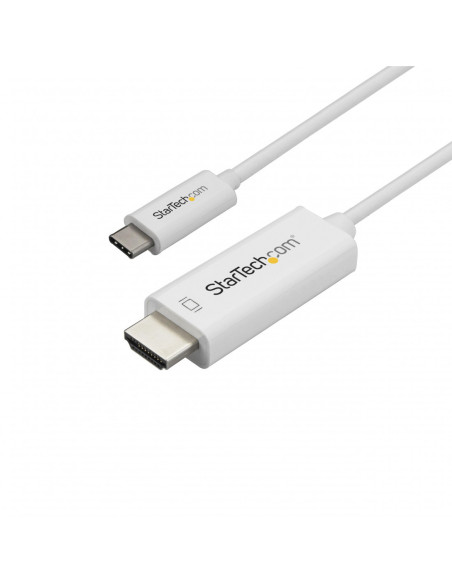 Cable Startech USB-C a HDMI 1M 4K Blanco