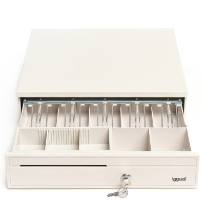 Cajón Portamonedas Iggual IRON-30W 42cm Blanco