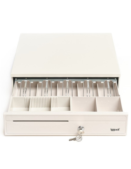 Cajón Portamonedas Iggual IRON-30W 42cm Blanco