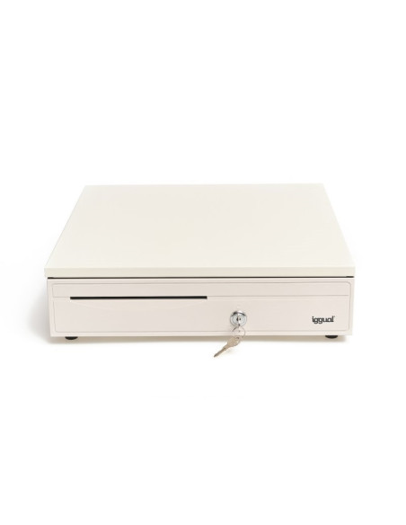 Cajón Portamonedas Iggual IRON-30W 42cm Blanco