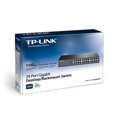 SWITCH TP-LINK 24 PUERTOS 10/100/1000 TL-SG1024D