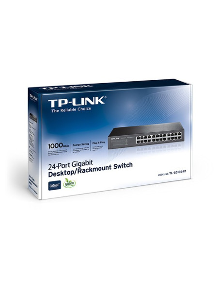 SWITCH TP-LINK 24 PUERTOS 10/100/1000 TL-SG1024D