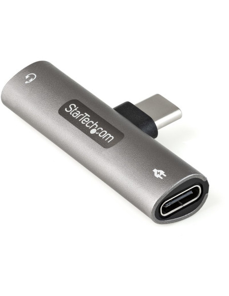 StarTech Adaptador de Audio y Carga USB-C a USB-C/Jack 3.5mm