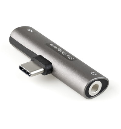 StarTech Adaptador de Audio y Carga USB-C a USB-C/Jack 3.5mm