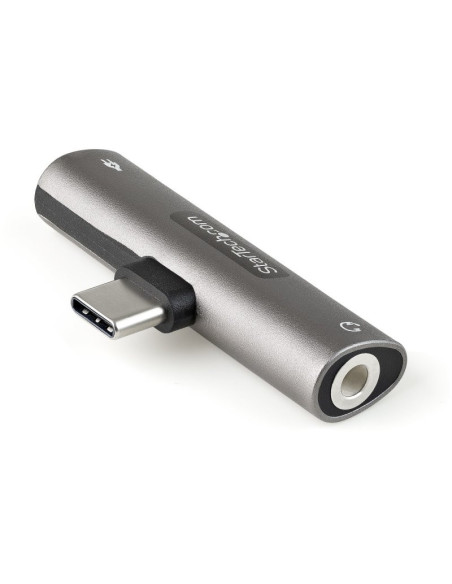 StarTech Adaptador de Audio y Carga USB-C a USB-C/Jack 3.5mm