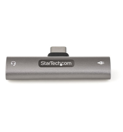 StarTech Adaptador de Audio y Carga USB-C a USB-C/Jack 3.5mm