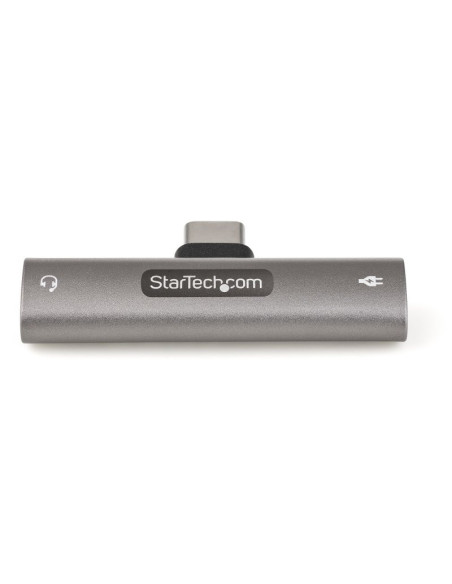 StarTech Adaptador de Audio y Carga USB-C a USB-C/Jack 3.5mm