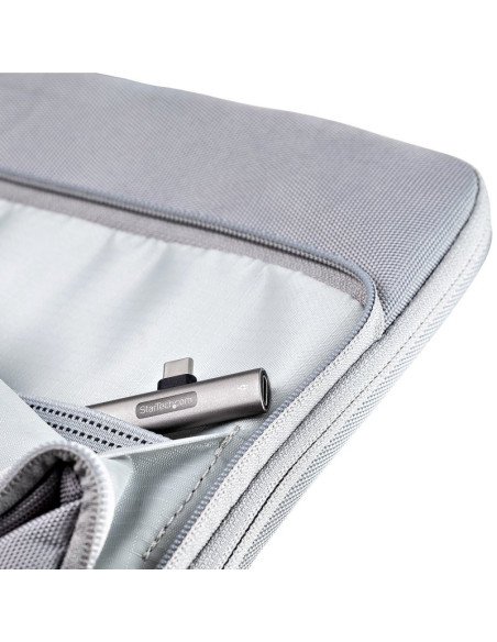 StarTech Adaptador de Audio y Carga USB-C a USB-C/Jack 3.5mm