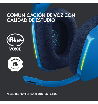 Auriculares LOGITECH G733 Lightspeed Azul RGB