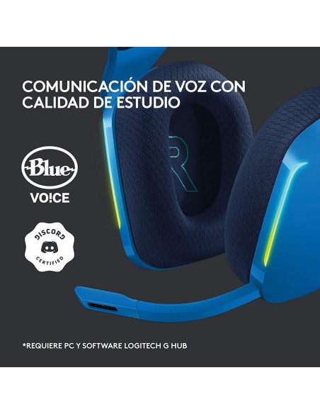 Auriculares LOGITECH G733 Lightspeed Azul RGB