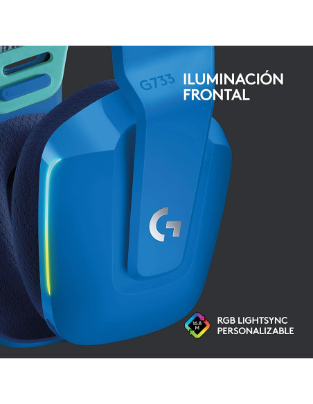 Auriculares LOGITECH G733 Lightspeed Azul RGB