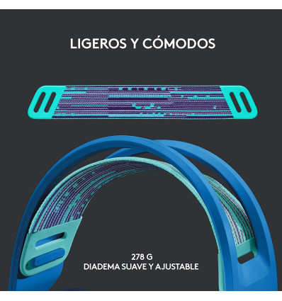 Auriculares LOGITECH G733 Lightspeed Azul RGB