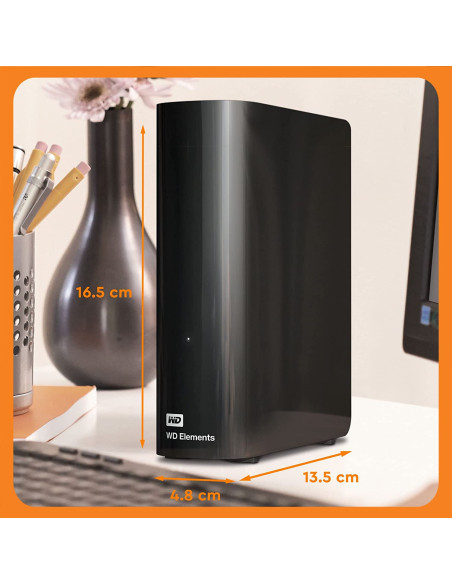Disco duro Externo WD ELEMENTS 18TB 3.5"