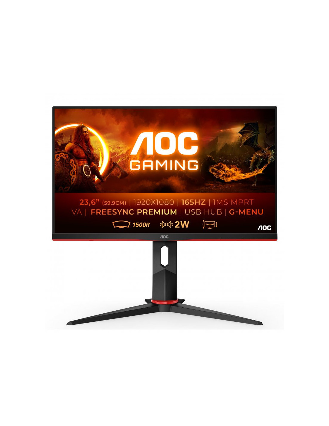 Monitor AOC C24G2U/BK 24