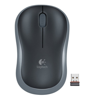 RATON LOGITECH M185 NEGRO-GRIS 910-002235 WIRELES