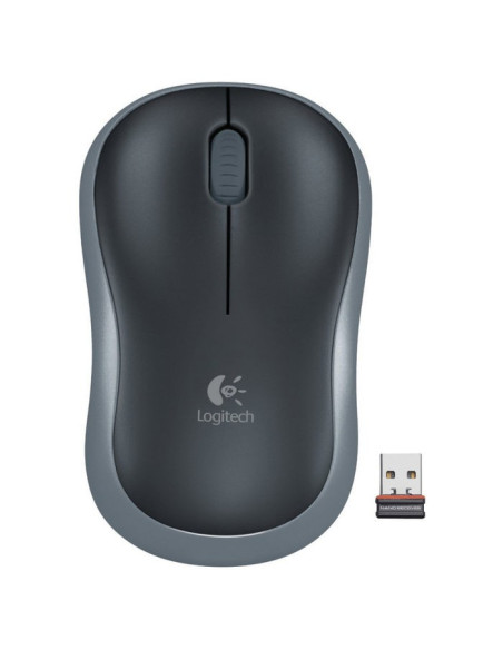 RATON LOGITECH M185 NEGRO-GRIS 910-002235 WIRELES