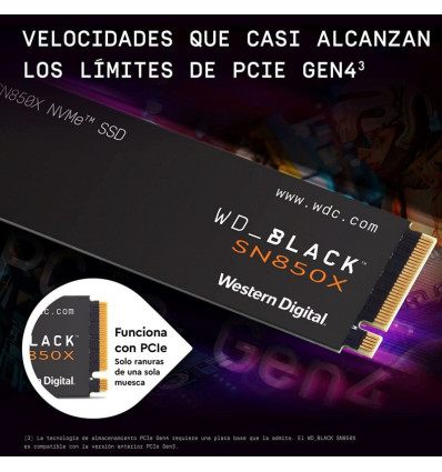 SSD WD Black SN850X 4TB M.2