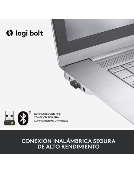 Logitech Ergo K860 Teclado Inalámbrico Ergonómico USB/Bluetooth Negro