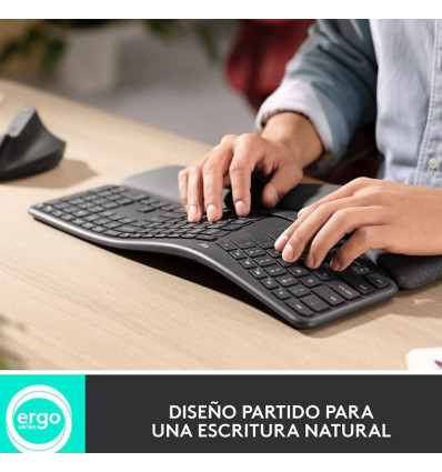 Logitech Ergo K860 Teclado Inalámbrico Ergonómico USB/Bluetooth Negro